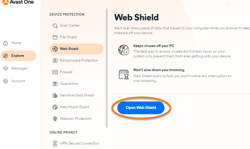 Top 5 des meilleurs logiciels antivirus gratuits en 2025 8 Avast One Essential anti virus gratuits
