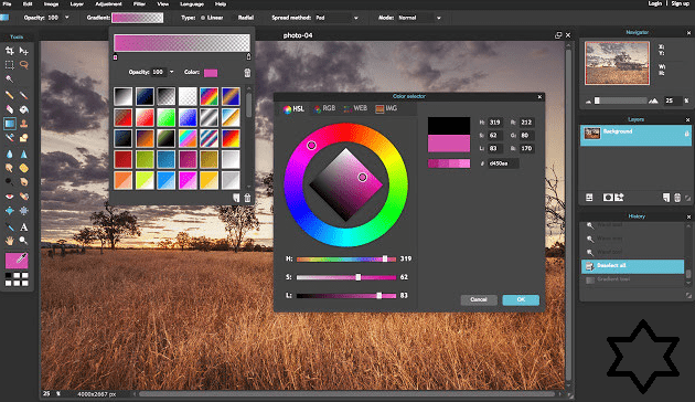 Top 5 des meilleures alternatives PHOTOSHOP GRATUITES (2026) 11 Retouche des images avec PixlR meilleur alternatives photoshop