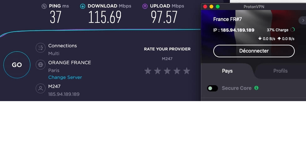 Windscribe contre ProtonVPN | Quel est le MEILLEUR VPN GRATUIT en 2025 ? 8 proton vpn vitesse